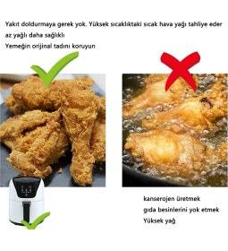 Resim Xiaomi Silencare 5l Akıllı Airfryer Fritöz - AF40D01 