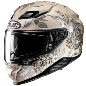 Resim HJC F71 Eliz MC9SF Kapalı Motosiklet Kaskı Gri 