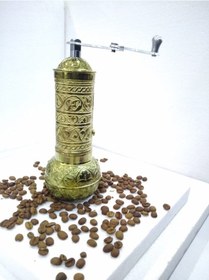 Resim Sarı Değirmen Osmanlı Motifli Kahve ve Karabiber Öğütücü 