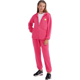 Resim Skechers G Outdoor Fleece Full Zip Polar Kız Çocuk Pembe Sweatshirt 