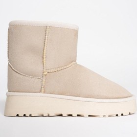 Resim Kadın Süet Bot Bej Mia Bej 