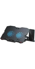 Resim Gamebooster GB-NS50 15-17" Siyah 2-Fanlı Notebook Soğutucu 