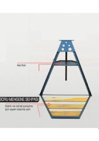 Resim Kanca Boru Mengene Sehpası 2"-3" için Uyumludur 