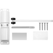 Resim Solar Sanc Otomatik Kapı Kapatıcı Ayarlanabilir Ağır Hizmet Tipi Yaylı Kapı Beyaz (Yurt Dışından) 