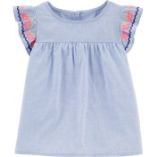 Resim OshKosh B'Gosh Kız Bebek Bluz Mavi 