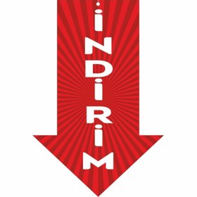Resim cicigünler Ok Yönlü Indirim Yazılı Mağaza Dönkartı 