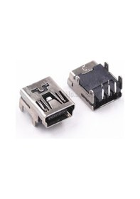 Resim 10 Adet Dişi Mini Usb Soket 10 Adet 5 Pin Dişi Konnektör 