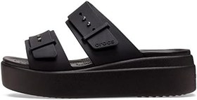 Resim Crocs Brooklyn Buckle Low Wedge W kadın sandaleti 