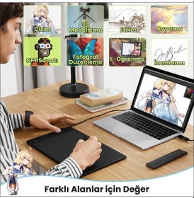 Resim Veikk A30 10 x 6" Grafik Tablet 