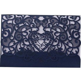 Resim 20 Adet Aşk Desenli Davetiye Kartları Davetiye Tutacakları Düğün Doğum Günü Partisi Yıldönümü İçin 