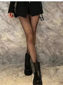 Resim Esthetic Body Kristal Payetli Tayt 153321627 Siyah 