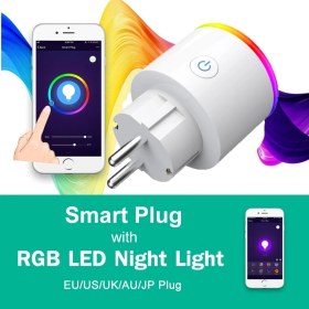 Resim Blackbird Rgb Ledli 3680W Akıllı Wi-Fikontrollü Priz Fsm-2 