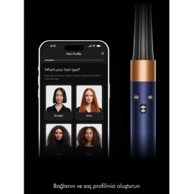 Resim Dyson Airwrap I.d.™ Saç Şekillendirme ve Kurutma Seti (Prusya Mavisi/parlak Bakır) 