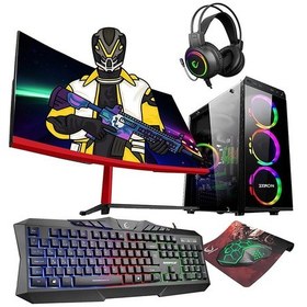 Resim Zeiron RSX40 R5-5600X 16 GB 500 GB HDD+256 GB M.2 SSD GTX1650 144Hz 24" Masaüstü Oyuncu Bilgisayarı 