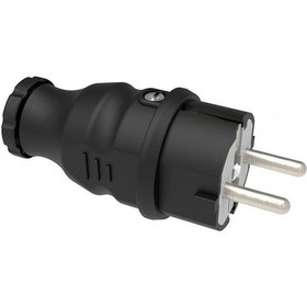 Resim Bemis Kauçuk Monofaze Düz Fiş Siyah Bk1-1402-2011 