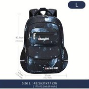 Resim Turcoshop11 Gençler İçin Siyah L Yeni Okul Sırt Çantası Büyük Kapasiteli Erkek Çocuklar İlkokul Çantaları Mochila Escolar Siyah 