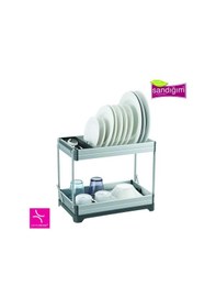 Resim Primanova Katlanabilir 2 Katlı Alüminyum Bianka Bulaşıklık D14693 