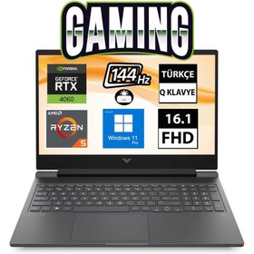 Resim Hp Victus 16-S0018NT 7Z4M8EA10 Ryzen5 7640HS 64GB 1tbssd RTX4060 16.1" Fullhd W11P Taşınabilir Bilgisayar 