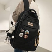 Resim Moda Büyük Kapasiteli Sırt Çantası, Preppy Kolej Okul Sırt Çantası, Seyahat İşe Gidip Sırt Çantası ve Laptop Çantası 
