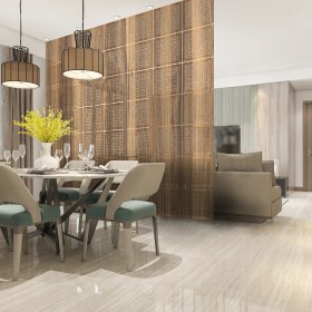 Resim Makta ® Perde Paravan | Lazer Kesim Ahşap Sarkıt Seperatör, 4'lü Panel Levha Seti 