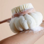 Resim 1/3 adet Unisex Çok Fonksiyonlu Uzun Saplı Duş Fırçası Seti - Arka Scrub Süngeri, Masaj Kılları ve Loofah Dahil - Temel Banyo Aksesuarları 