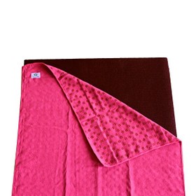 Resim Yogatime Fuşya Klasik Yoga Mat Havlusu 