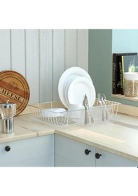 Resim Geseus Home Tek Katlı Tabaklık Bulaşıklık Krom Kb003k Krom 