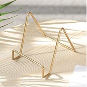 Resim Artvek Dekorasyon Geometrik Resim Çerçevesi Tutucu Masa Tablet Şövale Standı Gold 