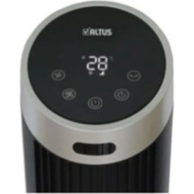 Resim Altus Uzaktan Kumandalı Kule Tipi Vantilatör Siyah - 4 Hız Kademe Ayarı, 40W, Sessiz, 70 ° Salınımlı, Zaman Ayarlı Kule Fan Al 40 Tfb 