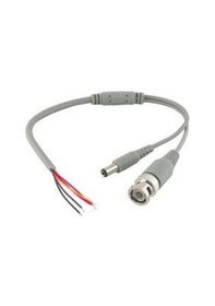 Resim Güvenlik Kamera Kablosu Bnc Dc5.5*2.1Mm 40Cm Siyah 