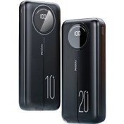Resim Yesido YP40 10.000 mAh Dijital Göstergeli USB3.0 PD Hızlı Şarj Powerbank - Siyah 376008 