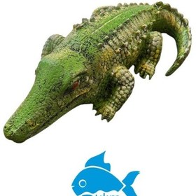 Resim Premium Timsah Akvaryum Dekoru Büyük Boy 