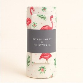 Resim Desenli Çift Kişilik Lastikli Battal 180 X 200 Çarşaf Ve 2 Adet Yastık Kılıfı Pembe 