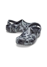 Resim Crocs 206454 Classic Printed Camo Clog Unisex Sandalet Gri 