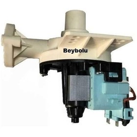 Resim Leydi 3440 Pompa Motoru Beko Uyumlu Leydi Bulaşık Makinası Su Tahliye Motor 
