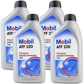 Resim Mobil Atf 220 Kırmızı Şanzıman ve Direksiyon Yağı 4 x 1 L 