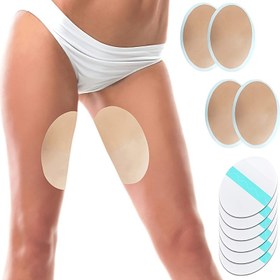 Resim 10'lu Paket Kadınlar İçin Anti-Sürtünme Uyluk Koruyucuları - TPU ve Dokusuz Kumaş Kendinden Yapışkanlı Şeffaf Görünmez Vücut Koruma Pedleri, Spor, Antrenman ve Dış Aktiviteler için Ter Emici Konfor, Spor Ekipmanı, Egzersiz Aksesuarları, Dikişsiz Açık Bej Karışımlı, Dayanıklı Yapıştırıcı, Nefes Alabilen Kumaş 