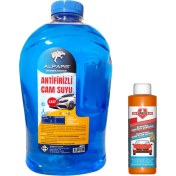 Resim Alpars Oto Cam Suyu 2,5 Lt Antifrizli Cam Suyu - 25 Derece-Kokulu 32 ml Cam Suyu Şampuanı Hediyeli 