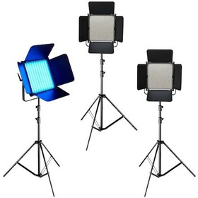 Resim Gdx 1024 W RGB Panel Led Video Işık Seti 