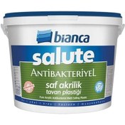 Resim Bianca Salute Antibakteriyel Saf Akrilik Tavan Boyası 3.5 Kg Beyaz 3.5 KG 