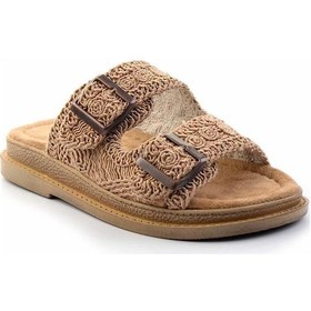 Resim Bambi Camel Kadın Terlik K04823004716 Camel 