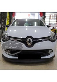 Resim Renault Clio 4 2012-2020 Uyumlu Üniversal Astra H Lip Esnek Ön Lip 2 Parça Tampon Altı Dil Karlık Ön Ek 00 Şüscaroto Aksesuar 