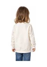 Resim Kız Çocuk Happy Sweatshirt Bgl-st05270 Ekru 