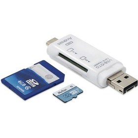 Resim Valkyrie Otg Type C & Micro Usb & Usb 3İn1 Kart Okuyucu Usb2.0 