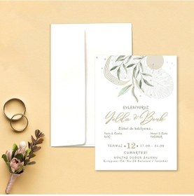 Resim Yarendavetiyeotuz9 100 Adet Beyaz Zarflı Davetiye (486092077)-Değer 1-Değer 2 