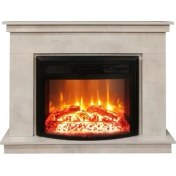 Resim Dlc Lembongan Retro Beton Desen Elektrikli Şömine 1800W 2613L 