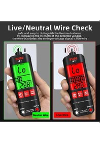 Resim Bside A1 Mini Multimetre Lcd Dijital Test Cihazı Voltaj Dedektörü 