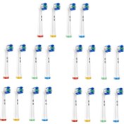 Resim Elektrikli Diş Fırçasıyla Uyumlu 20PCS Yedek Fırça Kafaları (Yurt Dışından) 