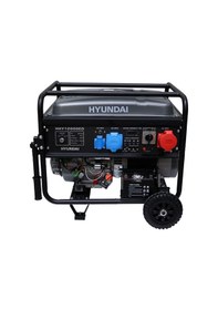 Resim Hyundai HHY12000ED Dual Power 10Kw 220V/380V Marşlı 27l Bakır Sargı Jeneratör 