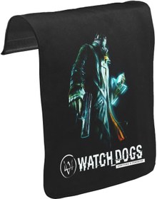Resim Watch Dogs Unisex Siyah Tak-Çıkar Postacı Çanta Kapağı CK-403 